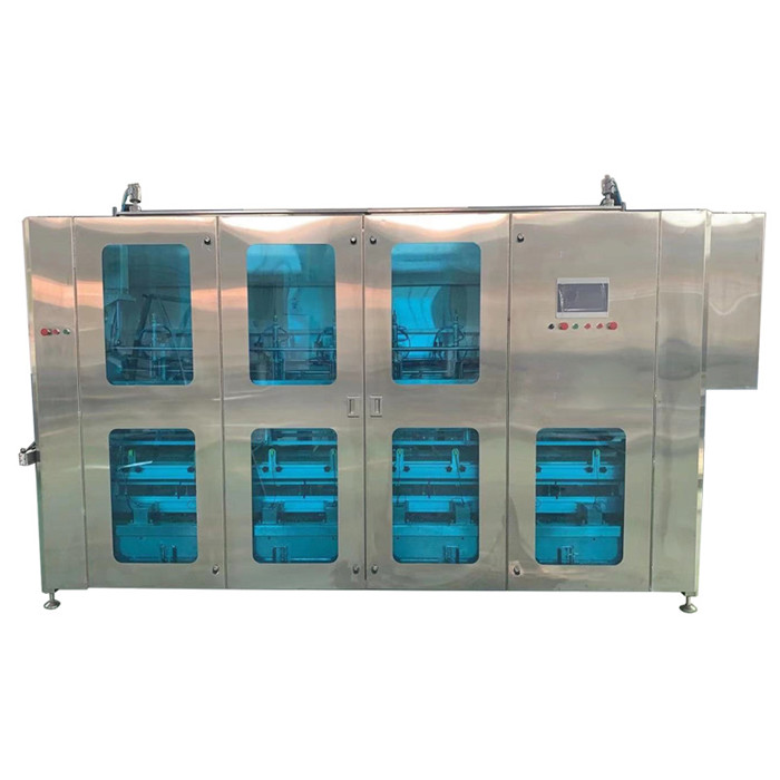 Capsule solubili in acqua della lavanderia della lavanderia di capacità elevata Pva che fanno macchina imballatrice dei baccelli del detersivo a macchina